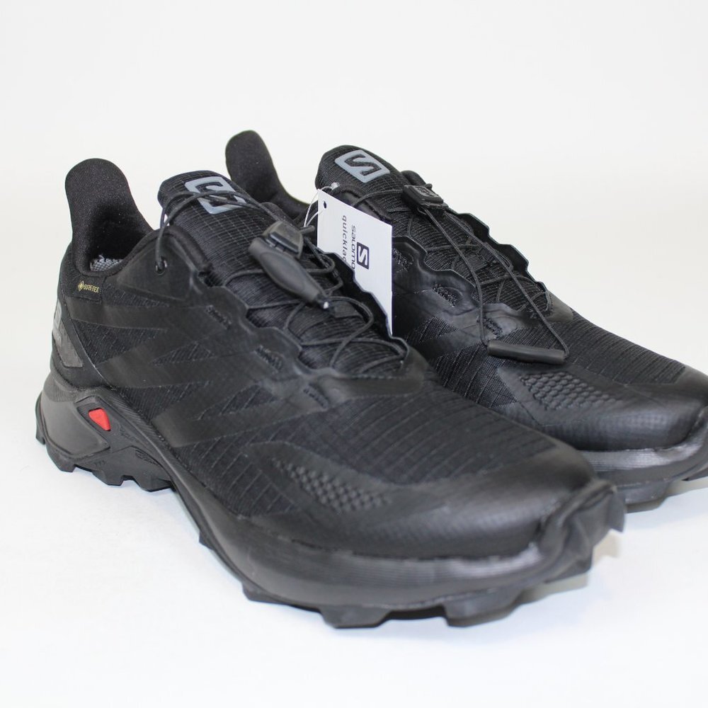 NIB Salomon Supercross Blast GTX Trail Running Men's Shoes Size 7.5